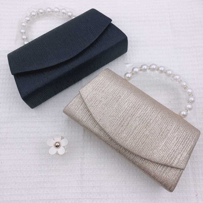Perlasta ženska torbica – večernja clutch za vjenčanje i djeveruše, svestran dizajn, jednostavan