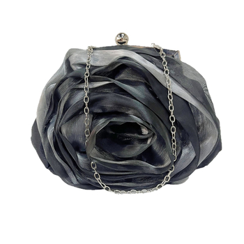 Satenska večernja clutch torbica za žene, jednobojna torba za haljinu