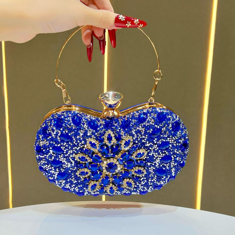 Večernja torbica s dijamantima, luksuzna torba za rame i crossbody za večernje zabave