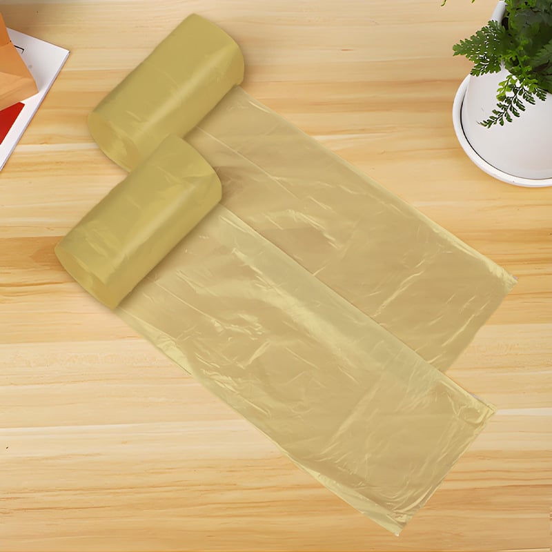 Jednokratne zlatne debele vreće za otpad 45×50 cm s ravnim otvorom, kuhinjske rol vreće, za kućanstvo, 100 komada