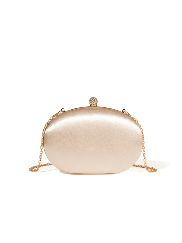 Vintage inspirirana clutch torbica s perlama i cvjetnim vezom od satena za vjenčanje