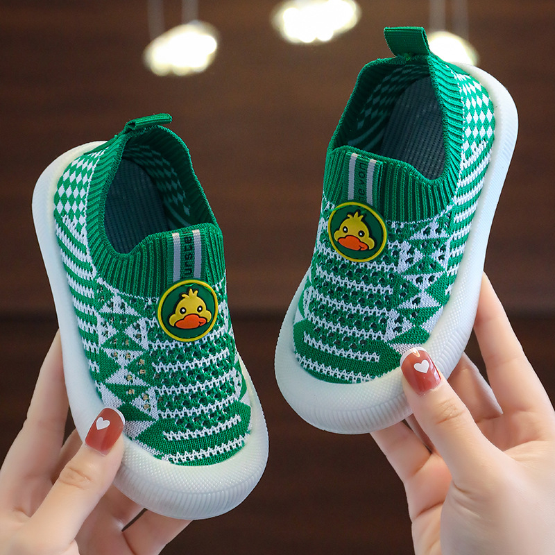 Nove proljetno-ljetne otvorene mrežaste dječje tenisice, prozračne mreže, neklizajući mekani potplat, slip-on casual tenisice