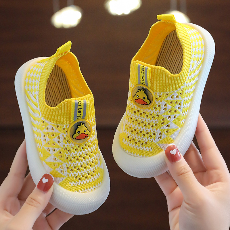 Nove proljetno-ljetne otvorene mrežaste dječje tenisice, prozračne mreže, neklizajući mekani potplat, slip-on casual tenisice