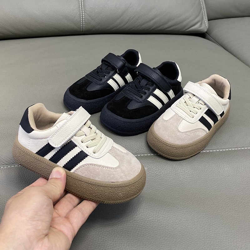 Dječje tenisice za trening s Velcro trakom i fleece podstavom, unisex casual sportske tenisice s mekanom potplatom