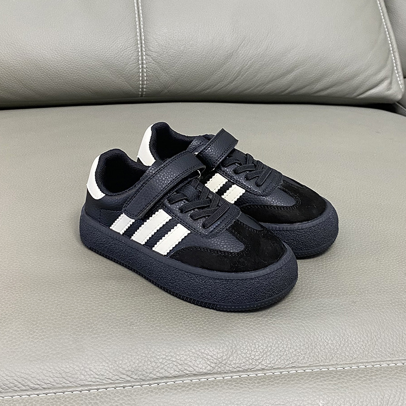 Dječje tenisice za trening s Velcro trakom i fleece podstavom, unisex casual sportske tenisice s mekanom potplatom
