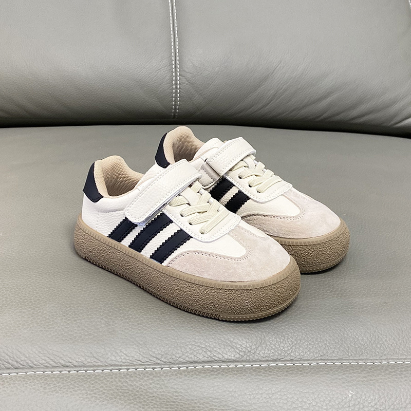 Dječje tenisice za trening s Velcro trakom i fleece podstavom, unisex casual sportske tenisice s mekanom potplatom