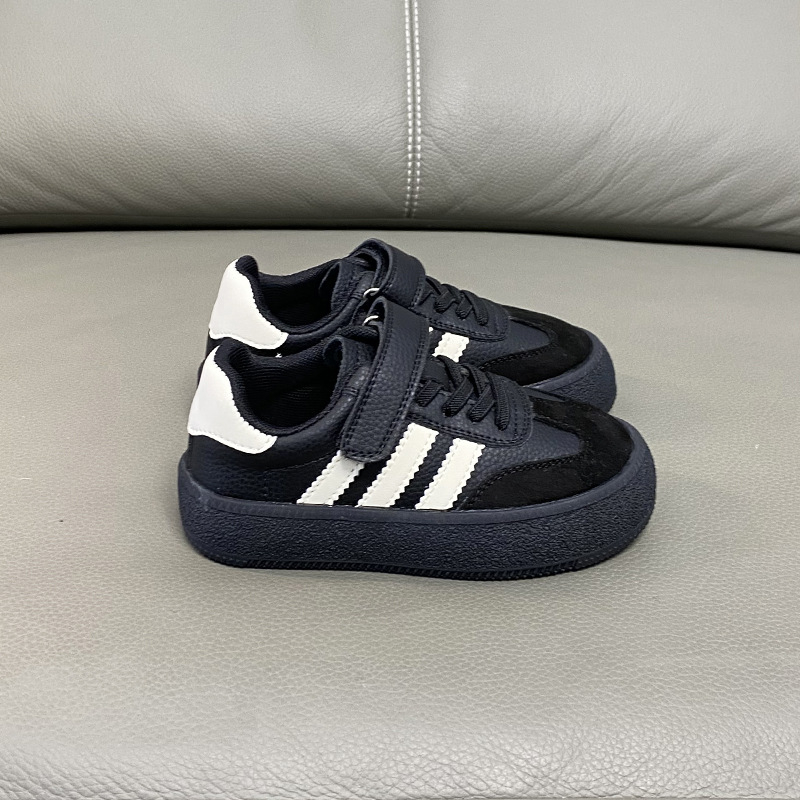 Dječje tenisice za trening s Velcro trakom i fleece podstavom, unisex casual sportske tenisice s mekanom potplatom