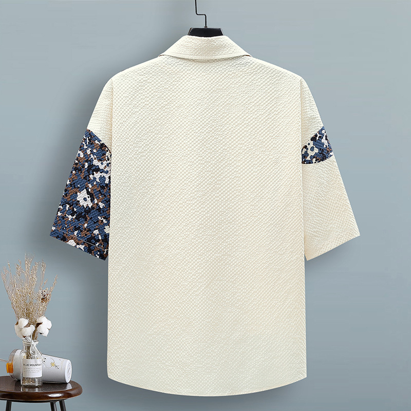 Muška košulja s dugim rukavima u prugastom uzorku, vrhunska tkanina, slim-fit, poslovno ležerno