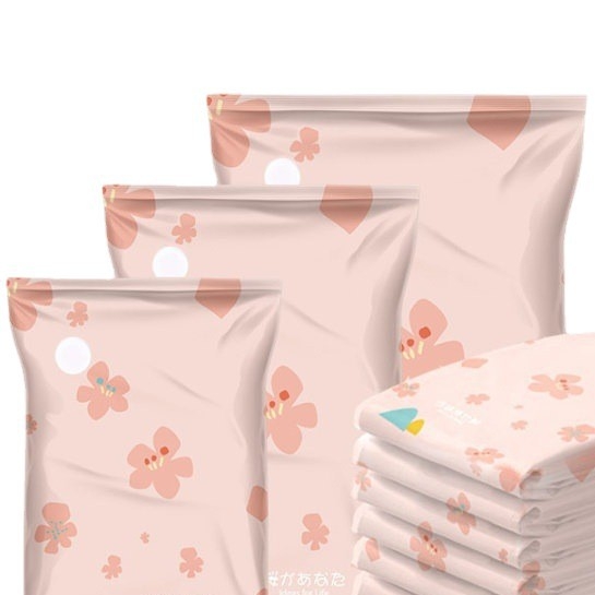 Duotuo Sakura stil vakuumska torba za pohranu pokrivača i odjeće, 3D kompresija, za preseljenje