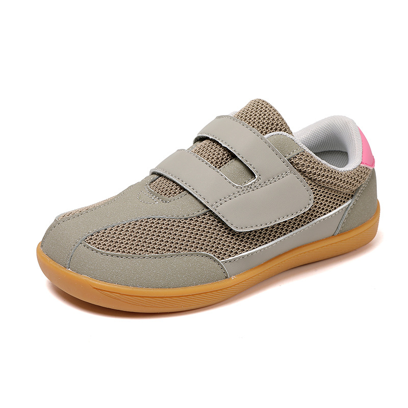 Djeca tenisice s širokim prstom, mrežasti gornji dio, Velcro zatvarač, prozračne, protuklizne, gumena potplat, unisex, proljeće 2025