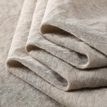 Europski stil, lagani luksuz, tanka ice-silk tkanina s nalikom lanu, muška majica s kratkim rukavima, ljeto 2026, casual prozračna, okrugli izrez