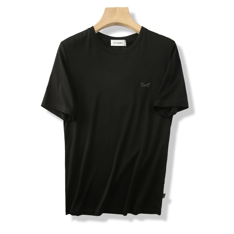 Majica s okruglim izrezom, 100% pamuk, vezeni motiv Little Monster, kratke rukave, ljeto