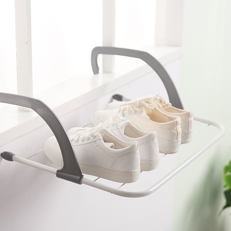 Zidno sušilo za odjeću bez bušenja, s presavijajućom teleskopskom šipkom, za balkon i unutarnje prostore