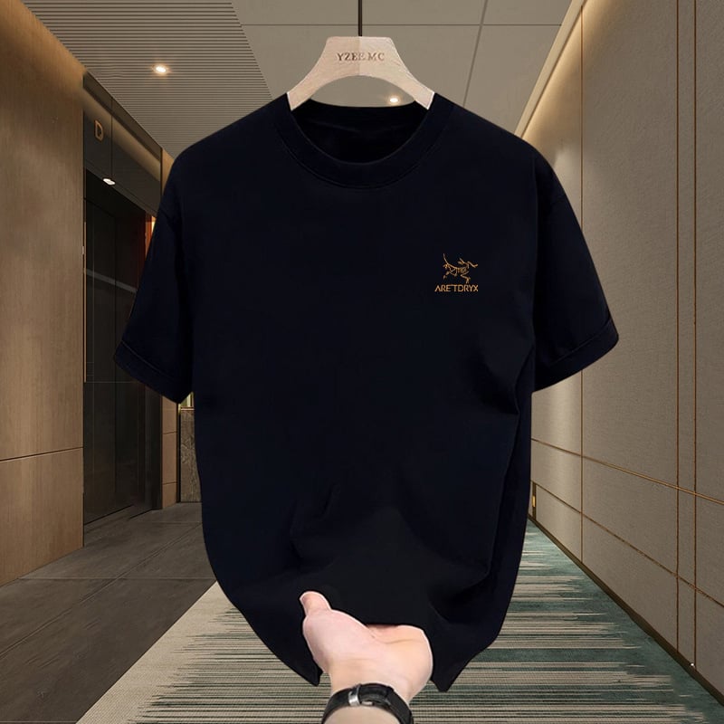 Muško T‑shirt s kratkim rukavima Niaojia – teška combed pamuk, slobodan kroj, američki streetwear, topovi za parove