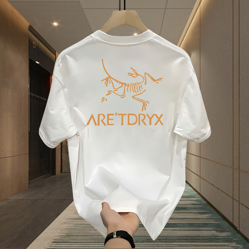 Muško T‑shirt s kratkim rukavima Niaojia – teška combed pamuk, slobodan kroj, američki streetwear, topovi za parove