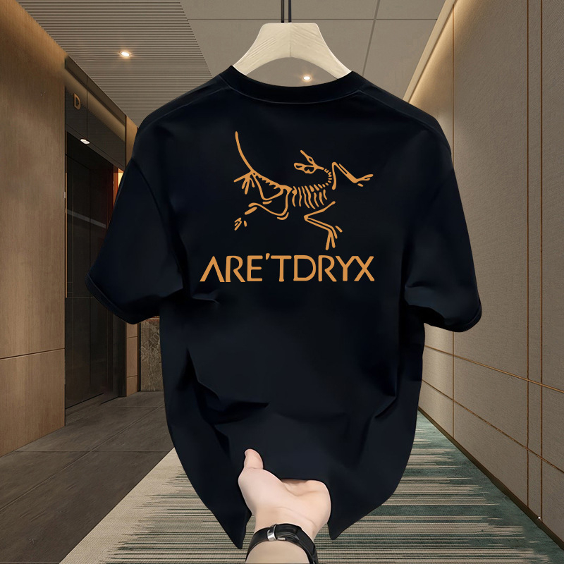 Muško T‑shirt s kratkim rukavima Niaojia – teška combed pamuk, slobodan kroj, američki streetwear, topovi za parove