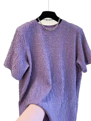 Muški T-shirt kratkih rukava za ljeto, korejski stil, slobodan kroj, hongkonški utjecaj streetweara