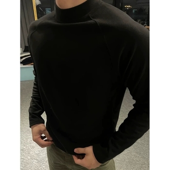 Muški dugih rukava T‑shirt Derong, jednobojni, proljeće–jesen 2024, okrugli izrez, Raglan rukavi, osnovni sloj