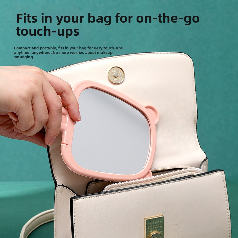 Sklopivo ogledalo za šminku sa slatkim mačjim ušima, za studentski dom i kupaonicu, prenosno