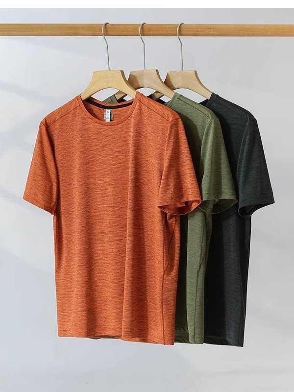 Tricou unisex pentru exterior, uscare rapidă, ușor și respirabil, poliester, mânecă scurtă, guler rotund, pentru sporturi de vară.