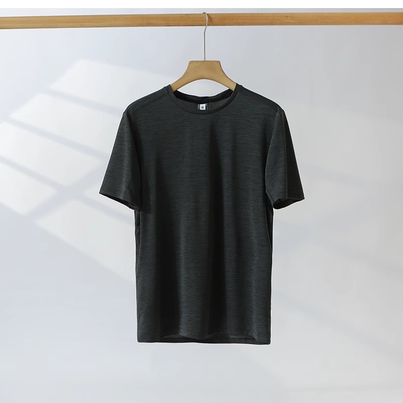 Tricou unisex pentru exterior, uscare rapidă, ușor și respirabil, poliester, mânecă scurtă, guler rotund, pentru sporturi de vară.