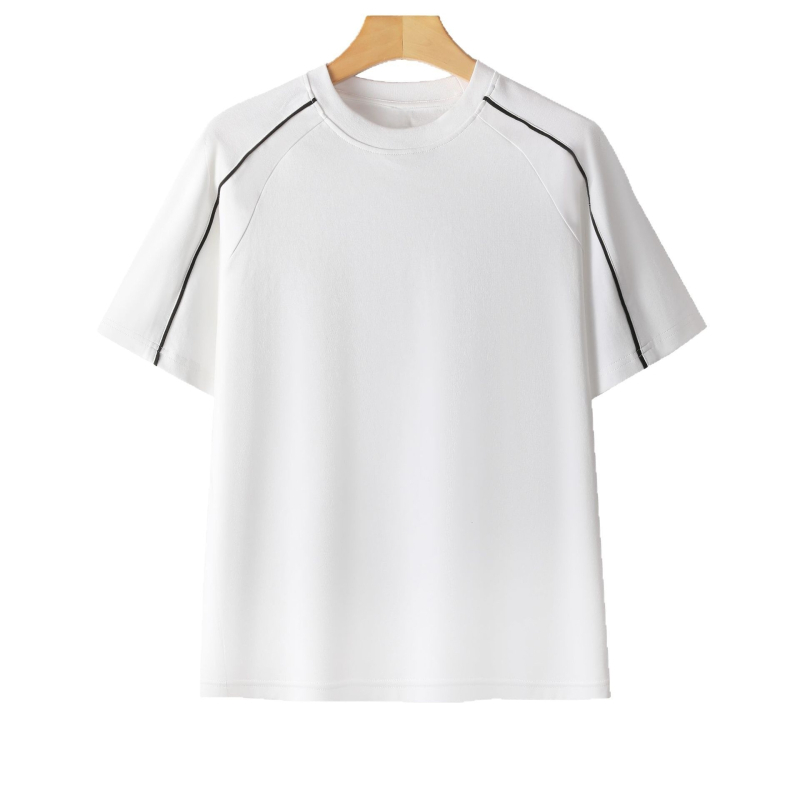 Muški Sorona rashladni Raglan T‑shirt kratkih rukava, ljeto, teški i čvrsti materijal Ice Silk, high-street stil