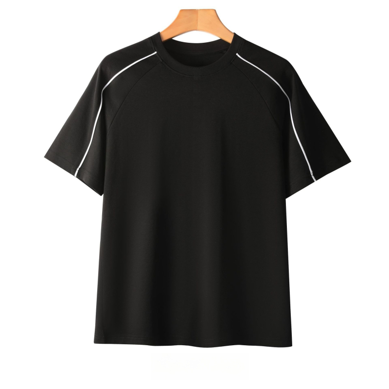 Muški Sorona rashladni Raglan T‑shirt kratkih rukava, ljeto, teški i čvrsti materijal Ice Silk, high-street stil