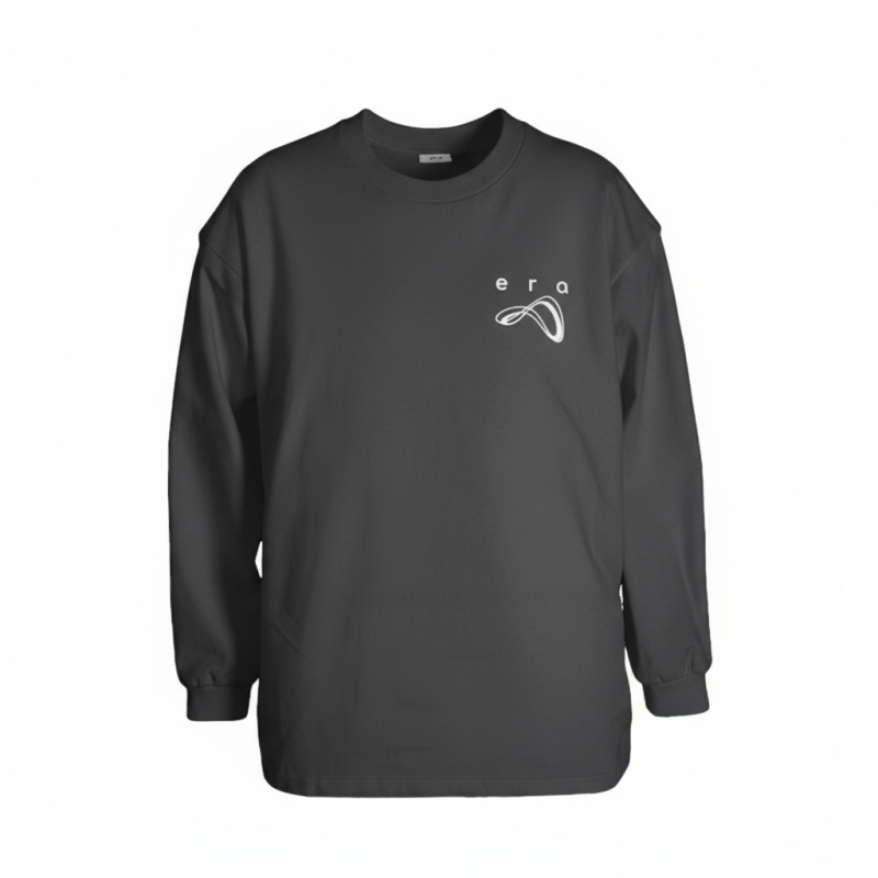 2026 divatos férfi hosszú ujjú pamut T-shirt, laza szabás, kerek nyak, mindennapi viselet