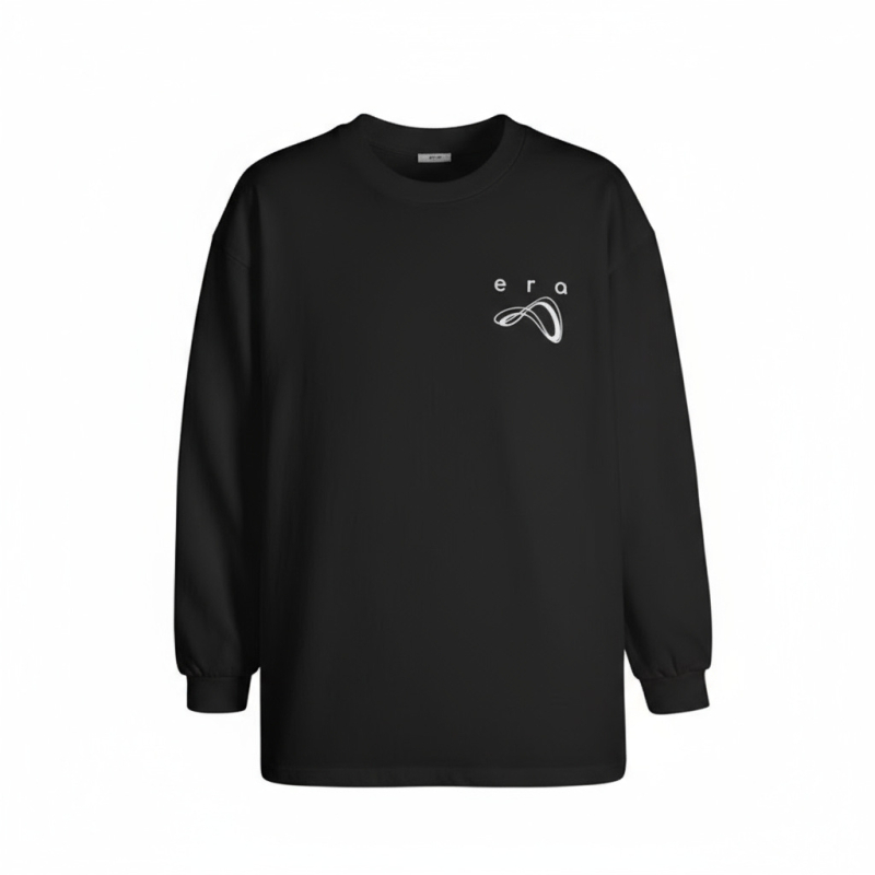 2026 divatos férfi hosszú ujjú pamut T-shirt, laza szabás, kerek nyak, mindennapi viselet
