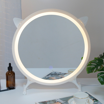 LED stolno ogledalo za šminkanje s podesivim osvjetljenjem, Instagram stil, za spavaću sobu