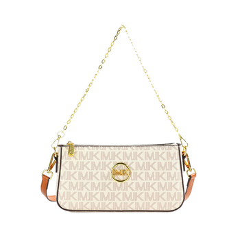 Geantă de damă din PU, crossbody cu lanț, mică, pătrată, imprimeu retro, versatilă pentru uz zilnic.
