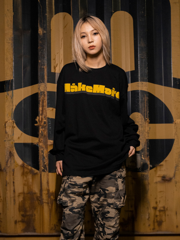 Makemore majica s dugim rukavima, višebojna – američki street hip-hop stil, širok kroj, casual komad