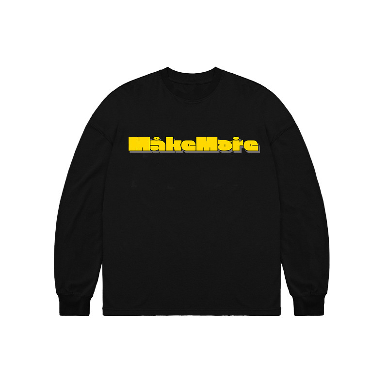 Makemore majica s dugim rukavima, višebojna – američki street hip-hop stil, širok kroj, casual komad