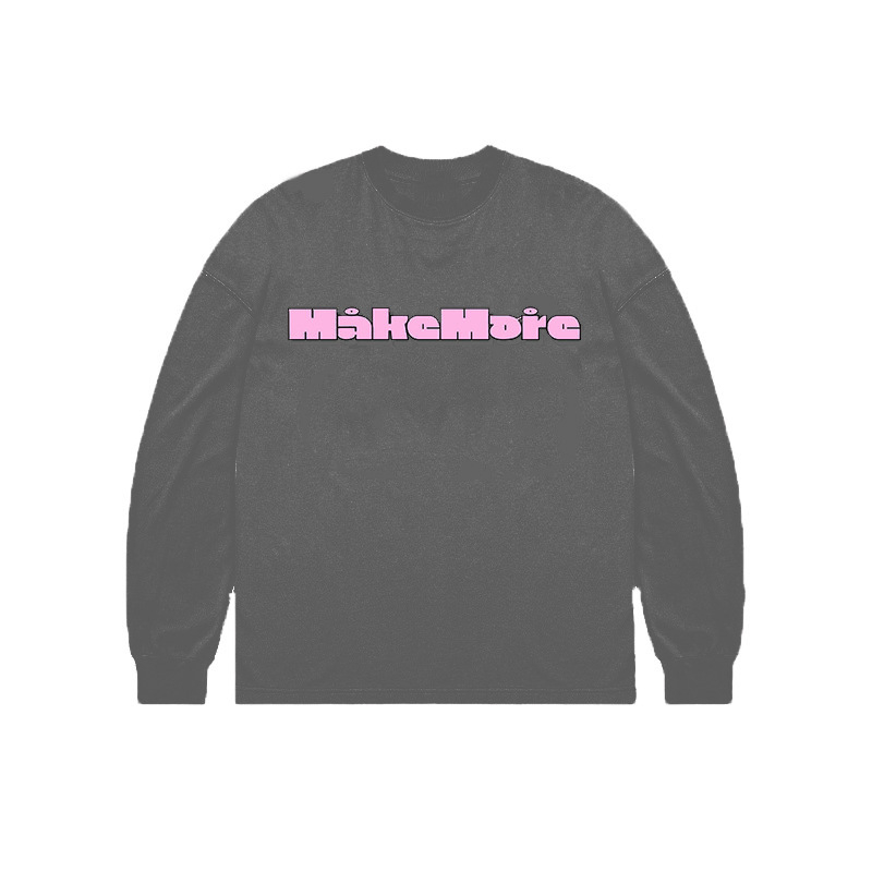 Makemore majica s dugim rukavima, višebojna – američki street hip-hop stil, širok kroj, casual komad