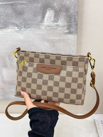 Ženska torbica preko ramena s otiskom u korejskom stilu, PU koža, lagani luksuz, crossbody torba za gradske prilike