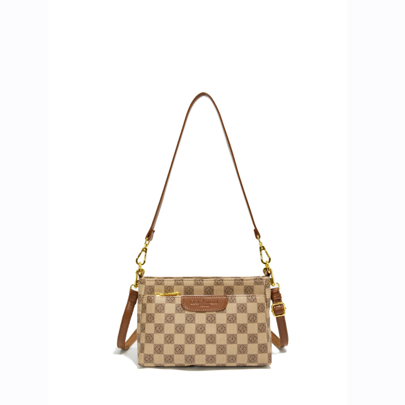 Ženska torbica preko ramena s otiskom u korejskom stilu, PU koža, lagani luksuz, crossbody torba za gradske prilike