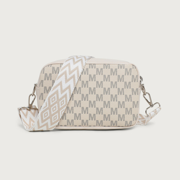 Ženska mini crossbody torbica u zapadnom stilu, 2025. retro otisak, moderna torba za rame sa širokim remenom