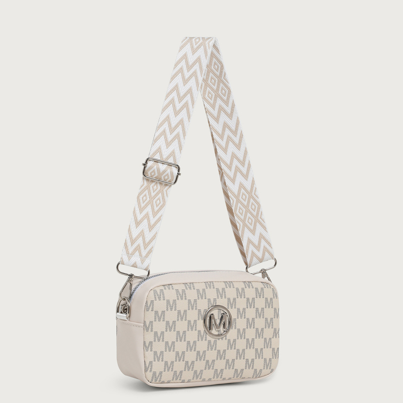 Ženska mini crossbody torbica u zapadnom stilu, 2025. retro otisak, moderna torba za rame sa širokim remenom