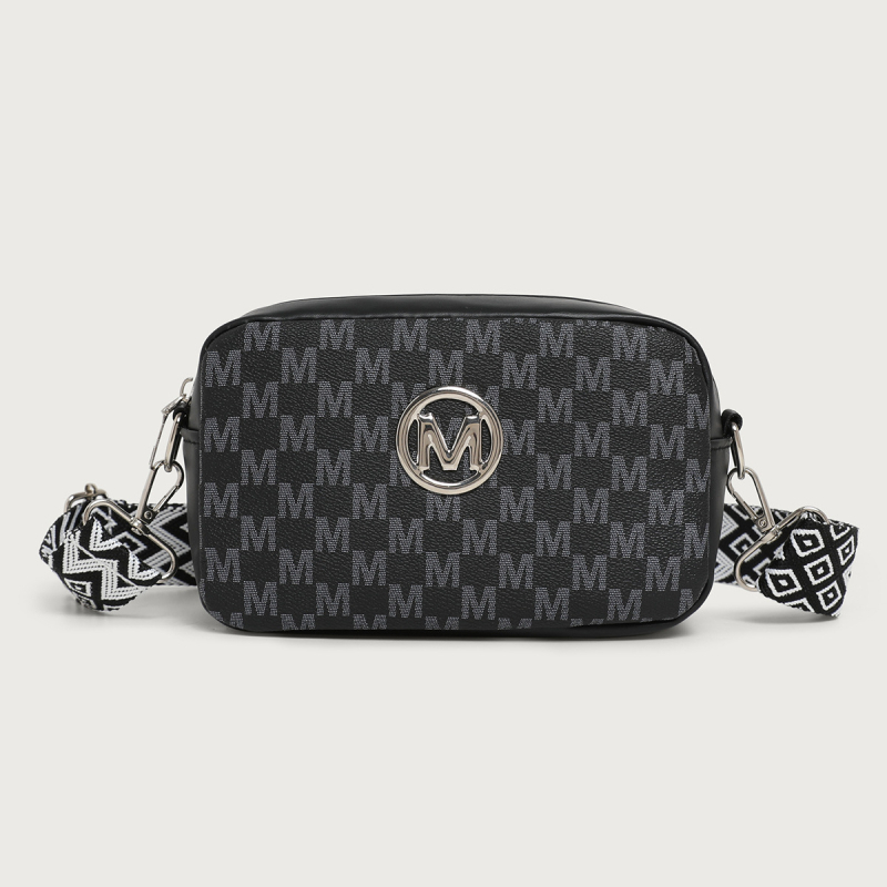 Ženska mini crossbody torbica u zapadnom stilu, 2025. retro otisak, moderna torba za rame sa širokim remenom