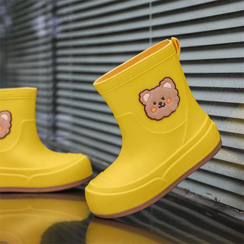 Dječje čizme za kišu s crtić uzorkom, unisex, PVC, protuklizne, za vanjske aktivnosti, kampiranje i školu