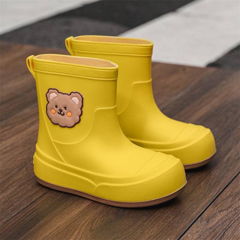 Dječje čizme za kišu s crtić uzorkom, unisex, PVC, protuklizne, za vanjske aktivnosti, kampiranje i školu