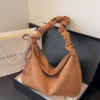 Ženska torba u korejskom stilu, retro plisirana, crossbody torba s velikim kapacitetom, 2026