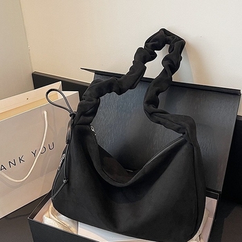 Ženska torba u korejskom stilu, retro plisirana, crossbody torba s velikim kapacitetom, 2026