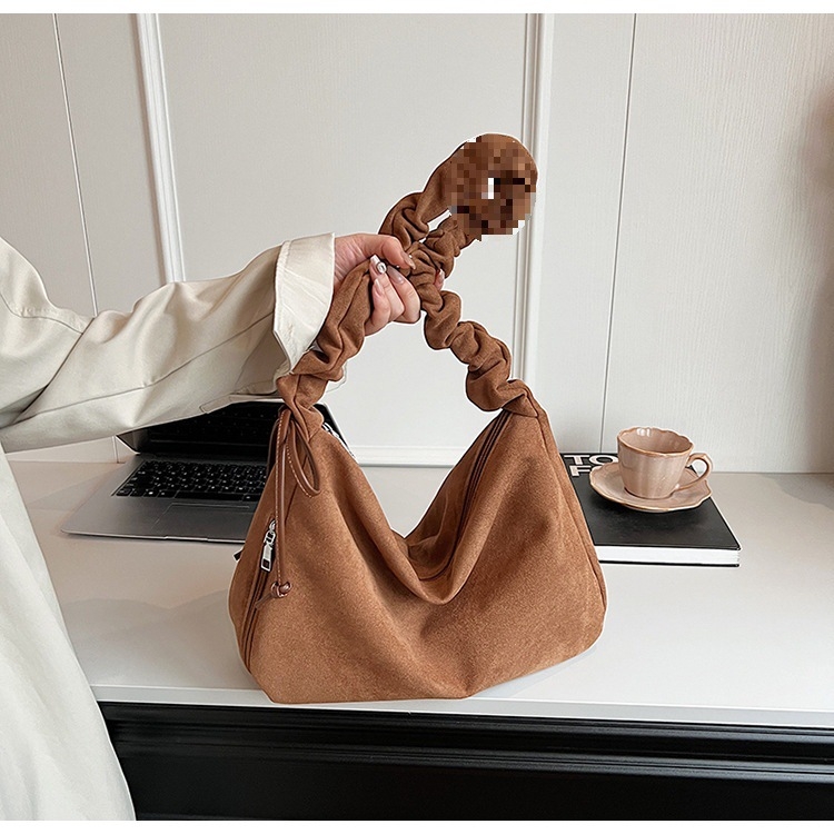 Ženska torba u korejskom stilu, retro plisirana, crossbody torba s velikim kapacitetom, 2026