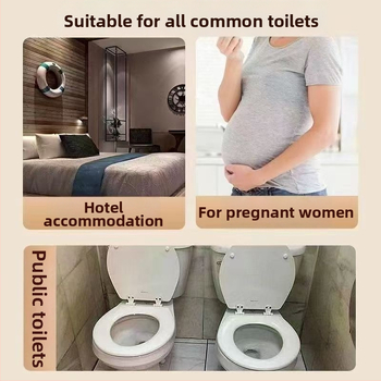 Jednokratna navlaka za WC sjedalu, univerzalna, vodootporna, s zaštitom od bakterija, za putovanja, trudnoću, bolnicu i dom.