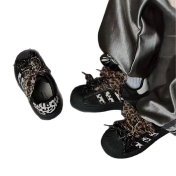Dječje zimske tenisice s leopard uzorkom, Velcro zatvarač, protuklizna potplat, unisex