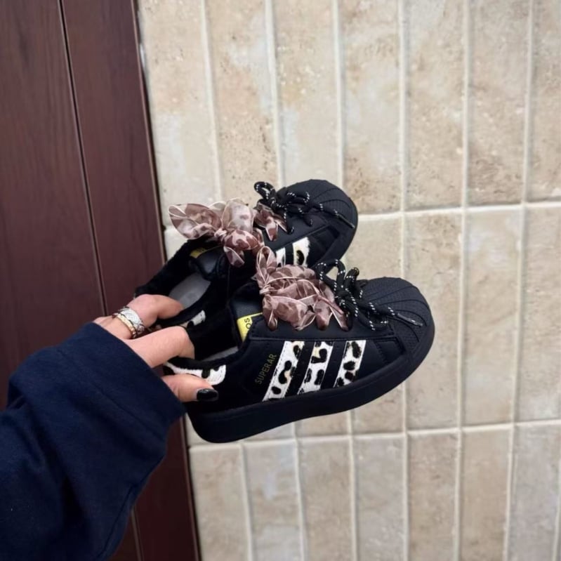 Dječje zimske tenisice s leopard uzorkom, Velcro zatvarač, protuklizna potplat, unisex