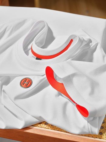 Muški kratki T‑shirt s okruglim izrezom, bez šavova, lagan i prozračan, od mulberry svilenog smjese, visoke kvalitete za ljetni poslovni stil