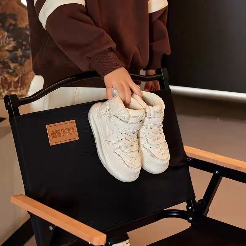 Dječje visoke tenisice s flis unutrašnjosti, Velcro zatvaranje, unisex, za jesen, zimu i proljeće