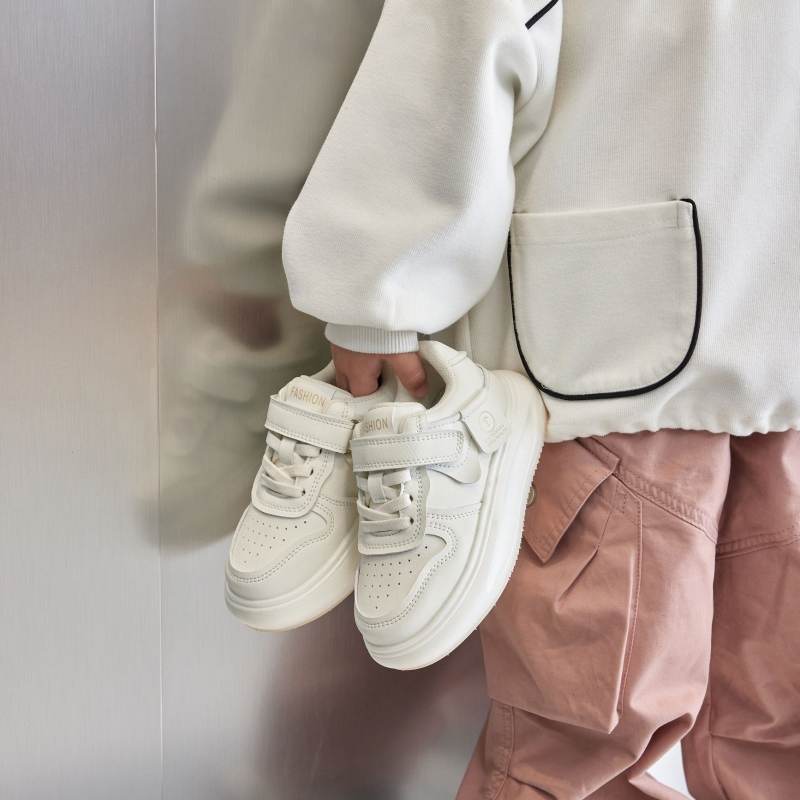 Dječje visoke tenisice s flis unutrašnjosti, Velcro zatvaranje, unisex, za jesen, zimu i proljeće